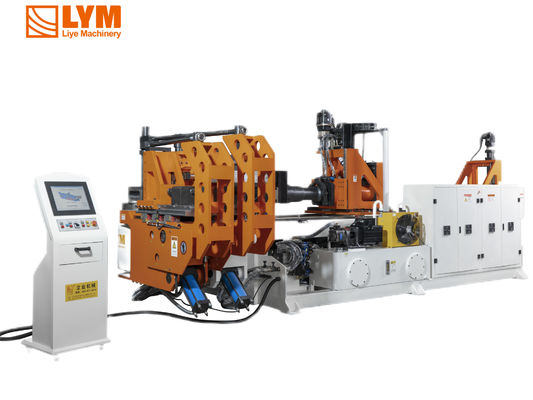 DW130CNC10A3S-T স্বয়ংক্রিয় সিএনসি পাইপ টিউব নমন মেশিন 5.5 ইঞ্চি পাইপ বেন্ডার 10 টি অক্ষ ধাক্কা বাঁক সঙ্গে