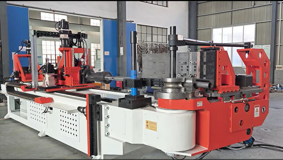 DW130CNC10A3S-T স্বয়ংক্রিয় সিএনসি পাইপ টিউব নমন মেশিন 5.5 ইঞ্চি পাইপ বেন্ডার 10 টি অক্ষ ধাক্কা বাঁক সঙ্গে